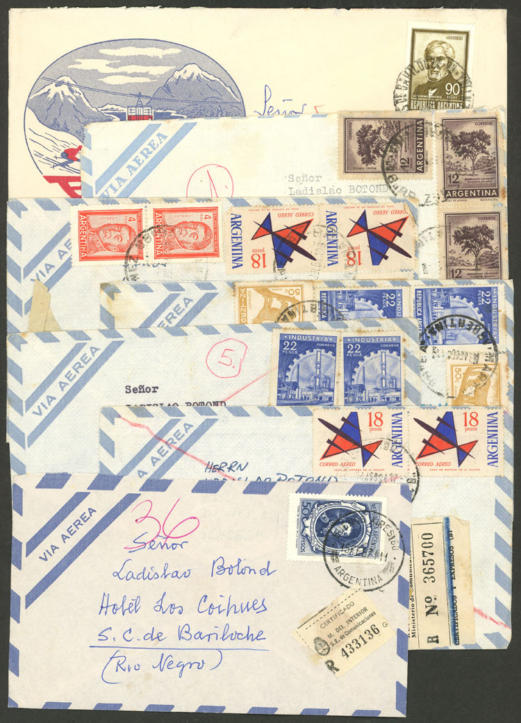 Lot 1117 - Argentina postal history -  Guillermo Jalil - Philatino Auction # 2618 ARGENTINA: General auction with very low starts, including many rarities!