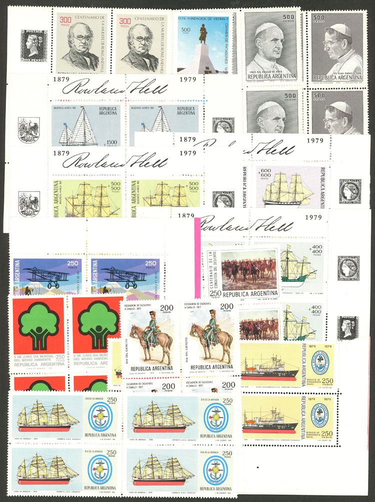 Lot 1180 - Argentina lots -  Guillermo Jalil - Philatino Auction # 2618 ARGENTINA: General auction with very low starts, including many rarities!