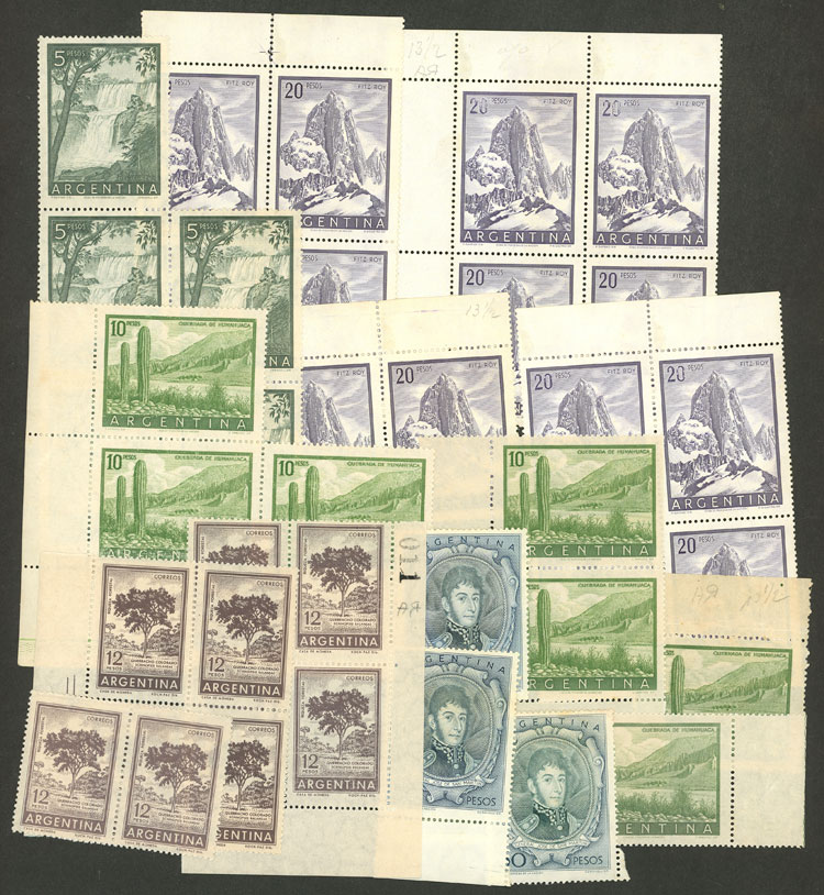Lot 1174 - Argentina lots -  Guillermo Jalil - Philatino Auction # 2618 ARGENTINA: General auction with very low starts, including many rarities!
