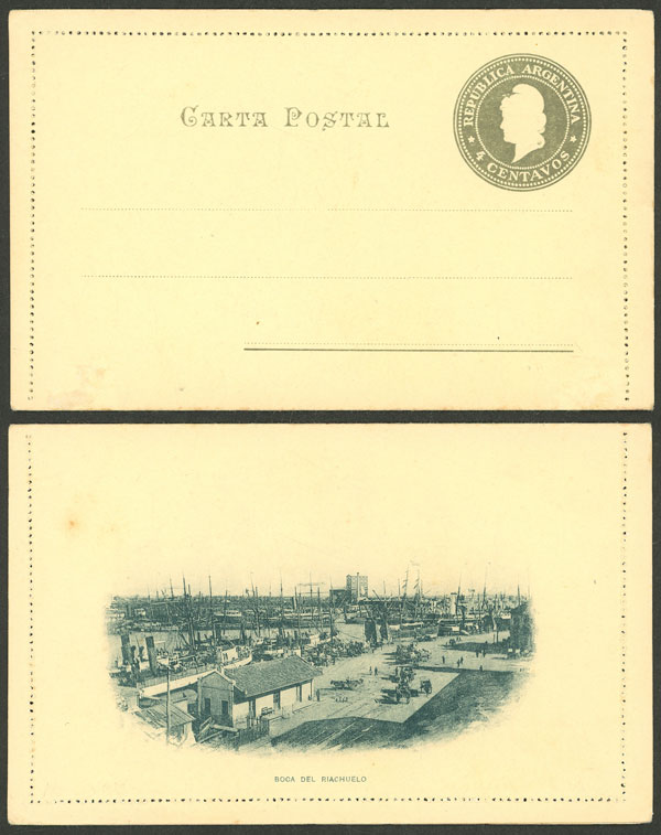 Lot 1061 - Argentina Postal stationery -  Guillermo Jalil - Philatino Auction # 2618 ARGENTINA: General auction with very low starts, including many rarities!
