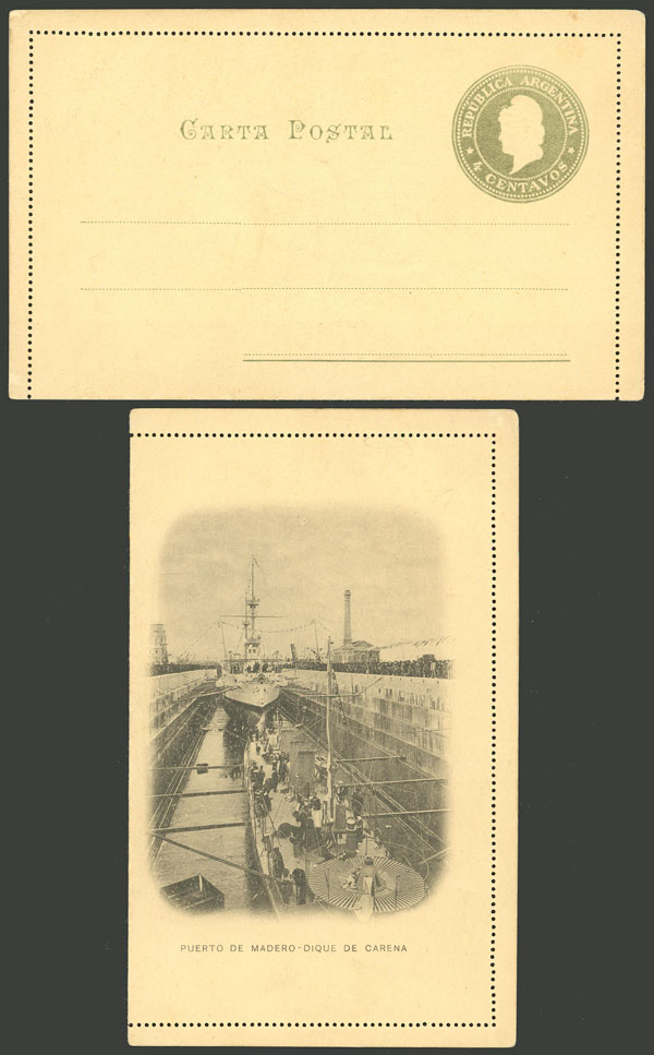 Lot 1063 - Argentina Postal stationery -  Guillermo Jalil - Philatino Auction # 2618 ARGENTINA: General auction with very low starts, including many rarities!