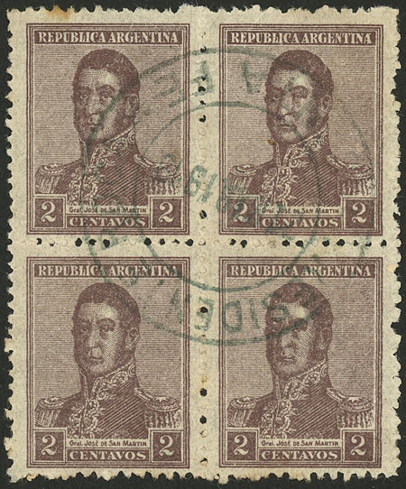 Lot 247 - Argentina general issues -  Guillermo Jalil - Philatino Auction # 2618 ARGENTINA: General auction with very low starts, including many rarities!