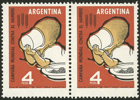 Lot 617 - Argentina general issues -  Guillermo Jalil - Philatino Auction # 2618 ARGENTINA: General auction with very low starts, including many rarities!
