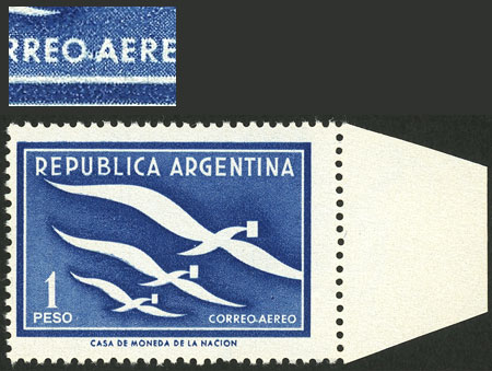 Lot 523 - Argentina general issues -  Guillermo Jalil - Philatino Auction # 2618 ARGENTINA: General auction with very low starts, including many rarities!