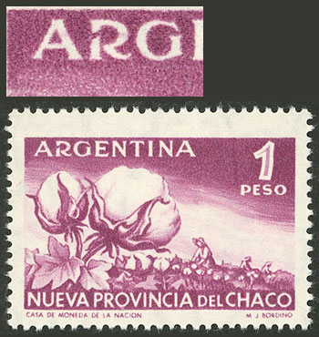 Lot 513 - Argentina general issues -  Guillermo Jalil - Philatino Auction # 2618 ARGENTINA: General auction with very low starts, including many rarities!