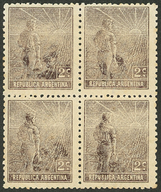 Lot 214 - Argentina general issues -  Guillermo Jalil - Philatino Auction # 2618 ARGENTINA: General auction with very low starts, including many rarities!