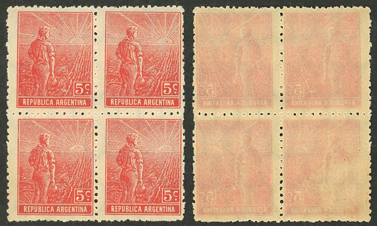 Lot 220 - Argentina general issues -  Guillermo Jalil - Philatino Auction # 2618 ARGENTINA: General auction with very low starts, including many rarities!