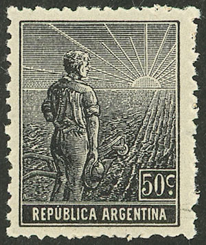 Lot 216 - Argentina general issues -  Guillermo Jalil - Philatino Auction # 2618 ARGENTINA: General auction with very low starts, including many rarities!