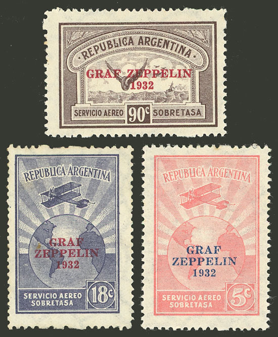 Lot 302 - Argentina general issues -  Guillermo Jalil - Philatino Auction # 2618 ARGENTINA: General auction with very low starts, including many rarities!