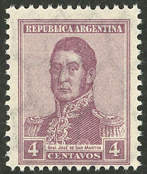Lot 237 - Argentina general issues -  Guillermo Jalil - Philatino Auction # 2618 ARGENTINA: General auction with very low starts, including many rarities!