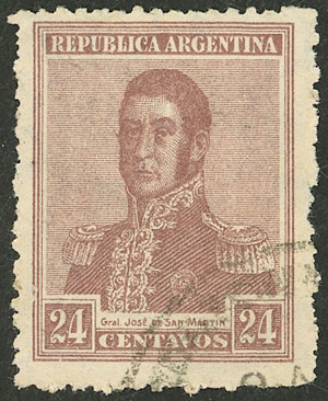 Lot 265 - Argentina general issues -  Guillermo Jalil - Philatino Auction # 2618 ARGENTINA: General auction with very low starts, including many rarities!