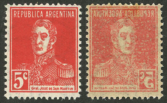 Lot 274 - Argentina general issues -  Guillermo Jalil - Philatino Auction # 2618 ARGENTINA: General auction with very low starts, including many rarities!