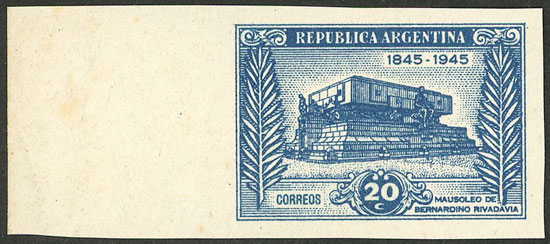 Lot 413 - Argentina general issues -  Guillermo Jalil - Philatino Auction # 2618 ARGENTINA: General auction with very low starts, including many rarities!