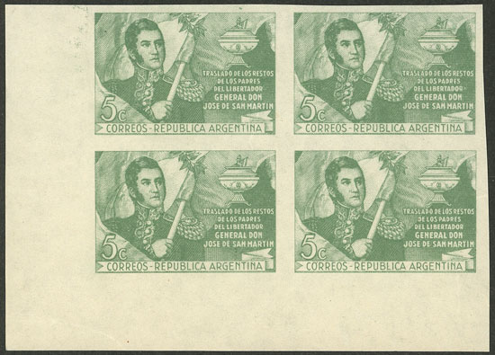 Lot 425 - Argentina general issues -  Guillermo Jalil - Philatino Auction # 2618 ARGENTINA: General auction with very low starts, including many rarities!