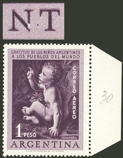 Lot 515 - Argentina general issues -  Guillermo Jalil - Philatino Auction # 2618 ARGENTINA: General auction with very low starts, including many rarities!