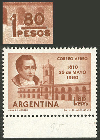 Lot 576 - Argentina general issues - Guillermo Jalil - Philatino Auction # 2618 ARGENTINA: General auction with very low starts, including many rarities! Lot 576 - Argentina general issues - Guillermo Jalil - Philatino Auction # 2618 ARGENTINA: General auction with very low starts, including many rarities!