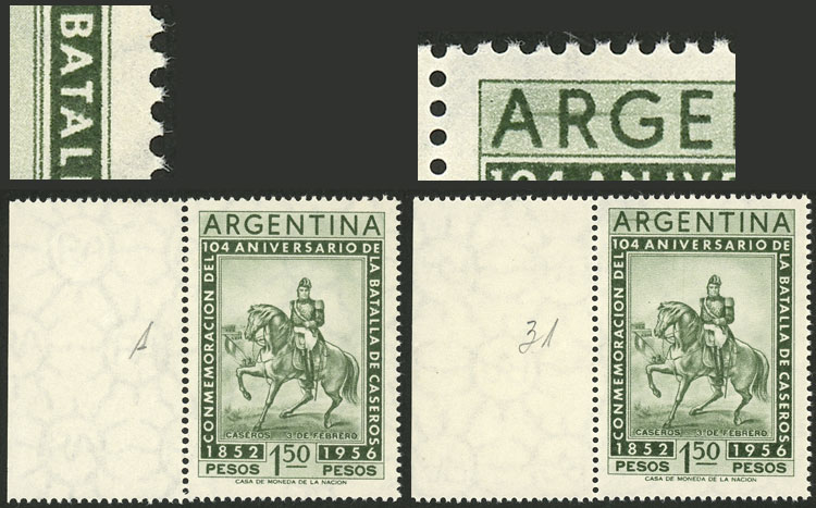 Lot 508 - Argentina general issues -  Guillermo Jalil - Philatino Auction # 2618 ARGENTINA: General auction with very low starts, including many rarities!
