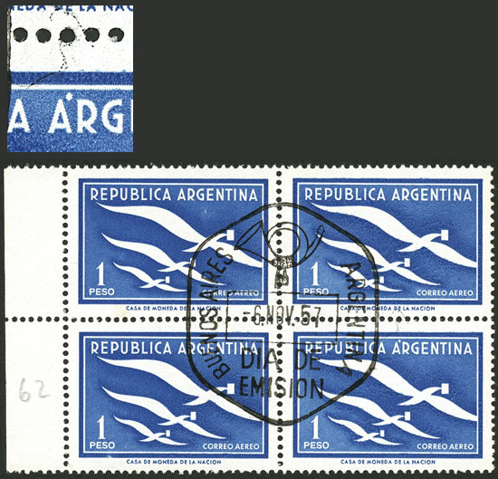 Lot 522 - Argentina general issues -  Guillermo Jalil - Philatino Auction # 2618 ARGENTINA: General auction with very low starts, including many rarities!