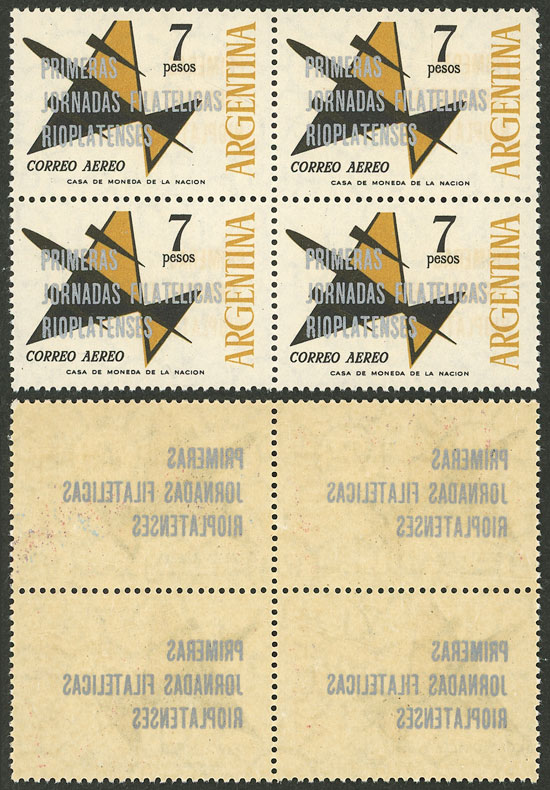 Lot 915 - Argentina airmail -  Guillermo Jalil - Philatino Auction # 2618 ARGENTINA: General auction with very low starts, including many rarities!