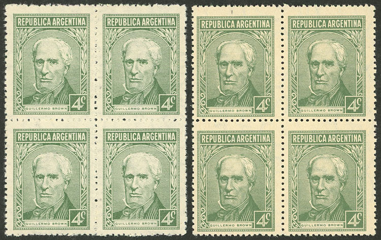 Lot 315 - Argentina general issues -  Guillermo Jalil - Philatino Auction # 2618 ARGENTINA: General auction with very low starts, including many rarities!