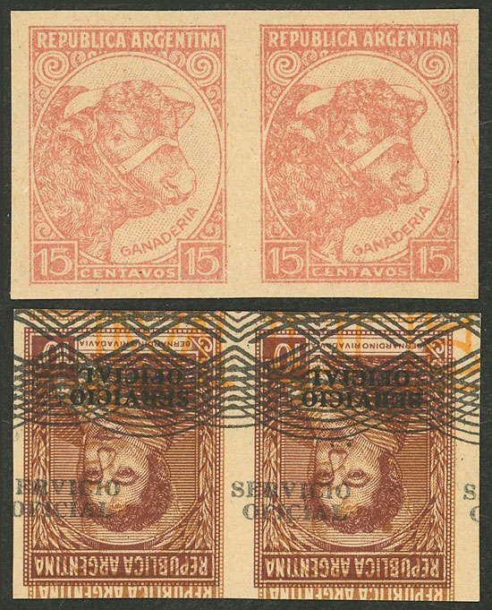 Lot 321 - Argentina general issues -  Guillermo Jalil - Philatino Auction # 2618 ARGENTINA: General auction with very low starts, including many rarities!
