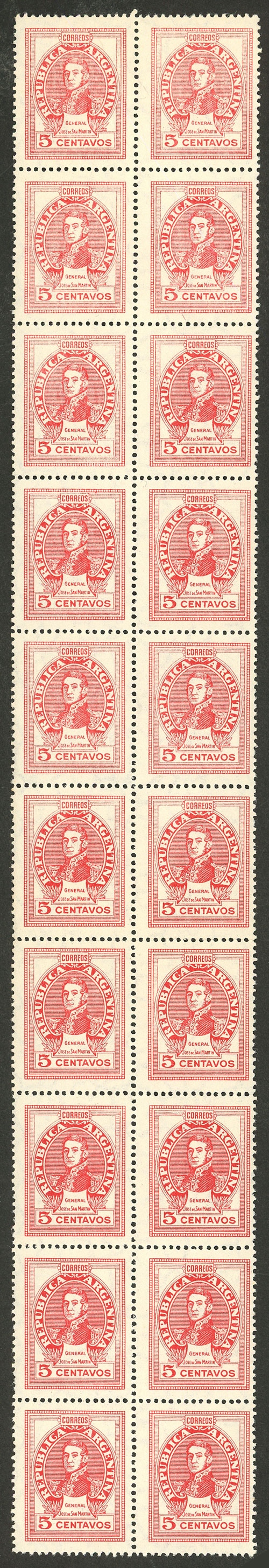 Lot 377 - Argentina general issues - Guillermo Jalil - Philatino Auction # 2618 ARGENTINA: General auction with very low starts, including many rarities! Lot 377 - Argentina general issues - Guillermo Jalil - Philatino Auction # 2618 ARGENTINA: General auction with very low starts, including many rarities!