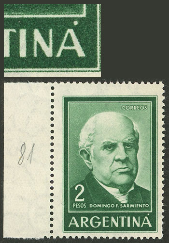 Lot 549 - Argentina general issues -  Guillermo Jalil - Philatino Auction # 2618 ARGENTINA: General auction with very low starts, including many rarities!