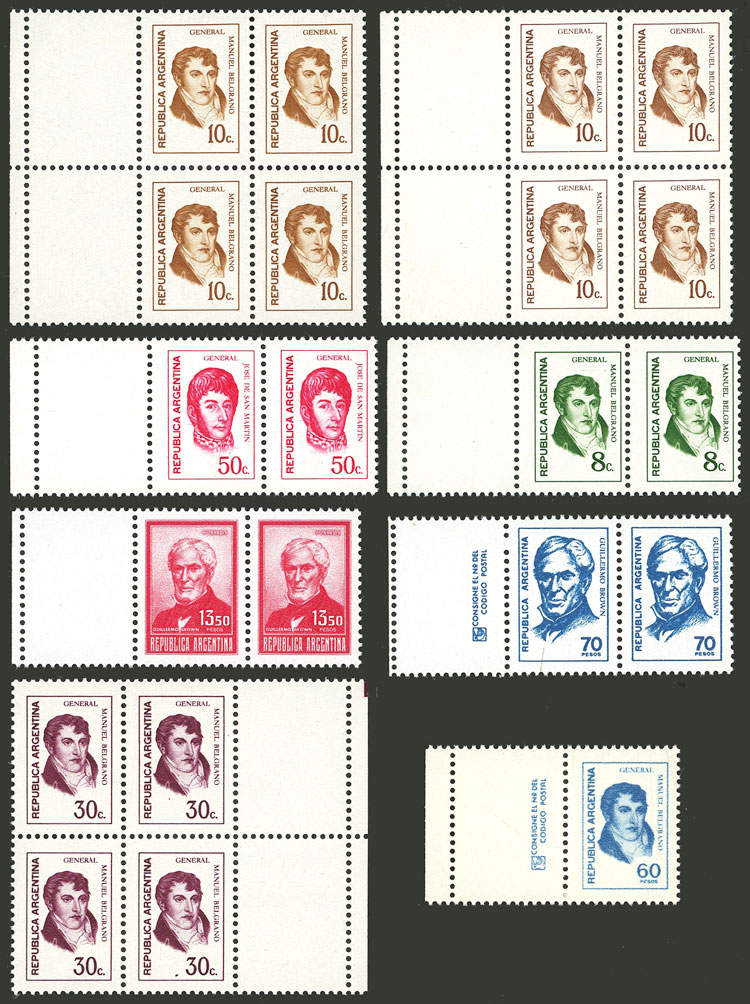 Lot 677 - Argentina general issues -  Guillermo Jalil - Philatino Auction # 2618 ARGENTINA: General auction with very low starts, including many rarities!