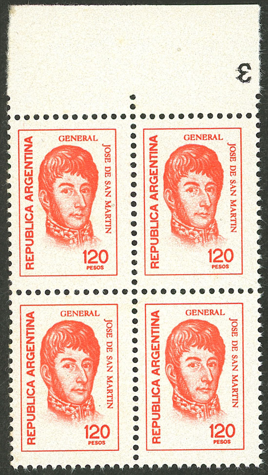 Lot 740 - Argentina general issues -  Guillermo Jalil - Philatino Auction # 2618 ARGENTINA: General auction with very low starts, including many rarities!