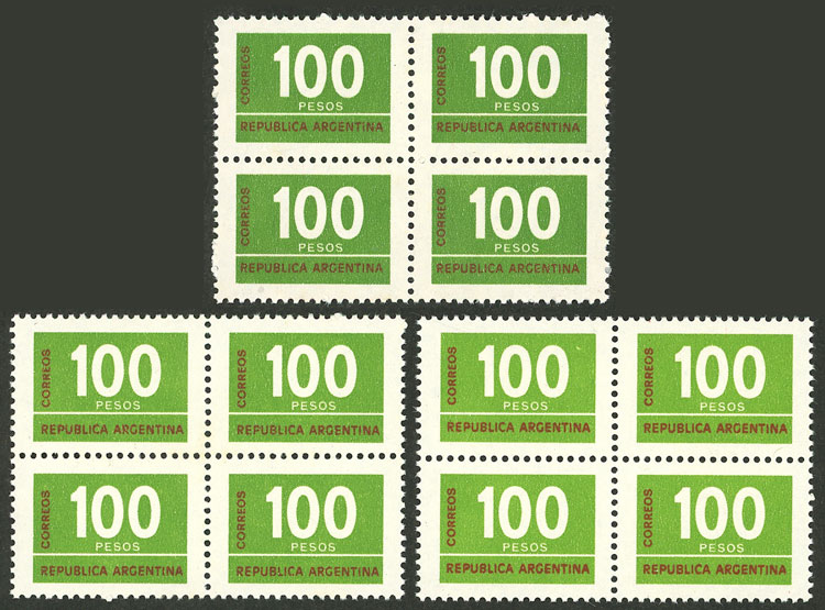 Lot 730 - Argentina general issues -  Guillermo Jalil - Philatino Auction # 2618 ARGENTINA: General auction with very low starts, including many rarities!
