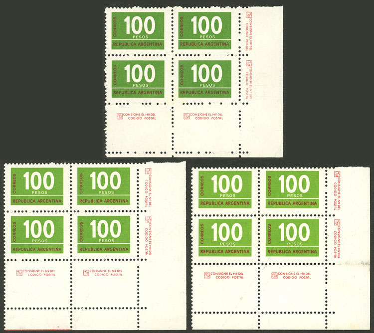 Lot 731 - Argentina general issues -  Guillermo Jalil - Philatino Auction # 2618 ARGENTINA: General auction with very low starts, including many rarities!