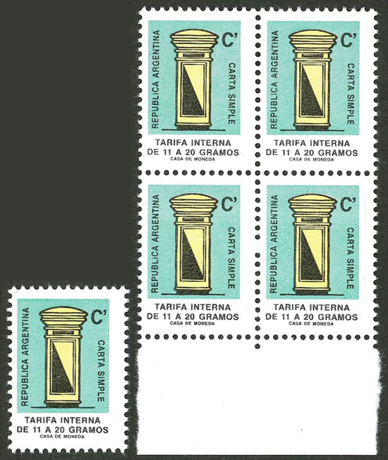 Lot 788 - Argentina general issues - Guillermo Jalil - Philatino Auction # 2618 ARGENTINA: General auction with very low starts, including many rarities! Lot 788 - Argentina general issues - Guillermo Jalil - Philatino Auction # 2618 ARGENTINA: General auction with very low starts, including many rarities!