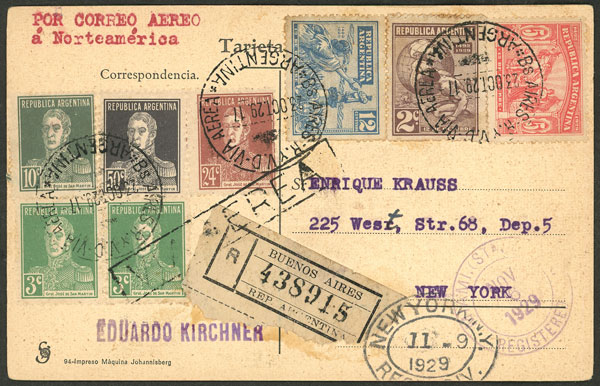 Lot 1093 - Argentina postal history - Guillermo Jalil - Philatino Auction # 2618 ARGENTINA: General auction with very low starts, including many rarities! Lot 1093 - Argentina postal history - Guillermo Jalil - Philatino Auction # 2618 ARGENTINA: General auction with very low starts, including many rarities!
