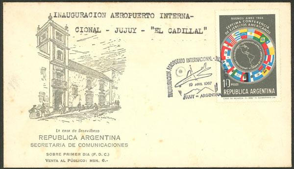 Lot 1119 - Argentina postal history -  Guillermo Jalil - Philatino Auction # 2618 ARGENTINA: General auction with very low starts, including many rarities!