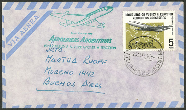 Lot 1112 - Argentina postal history -  Guillermo Jalil - Philatino Auction # 2618 ARGENTINA: General auction with very low starts, including many rarities!