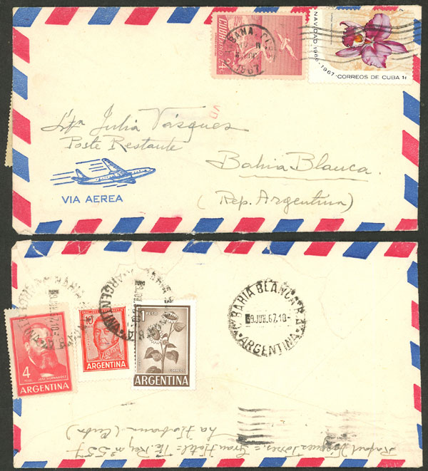 Lot 1122 - Argentina postal history -  Guillermo Jalil - Philatino Auction # 2618 ARGENTINA: General auction with very low starts, including many rarities!