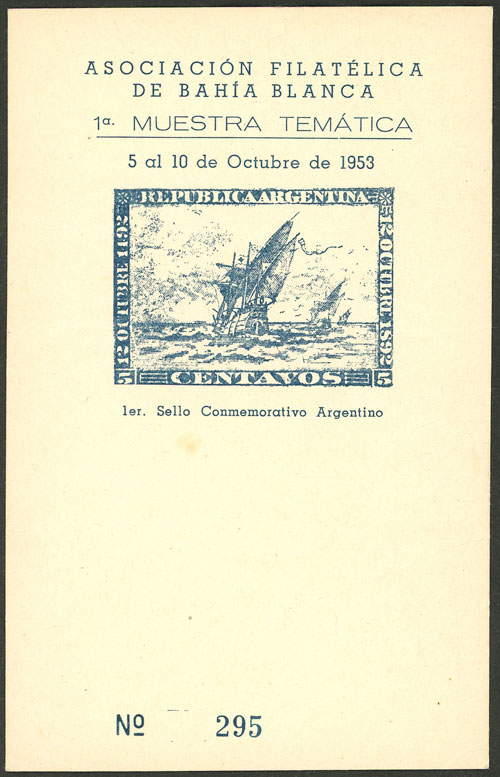 Lot 1192 - Argentina other items -  Guillermo Jalil - Philatino Auction # 2618 ARGENTINA: General auction with very low starts, including many rarities!