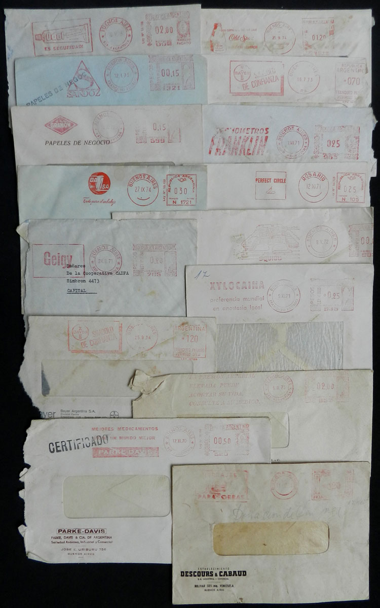 Lot 1153 - Argentina postal history -  Guillermo Jalil - Philatino Auction # 2618 ARGENTINA: General auction with very low starts, including many rarities!