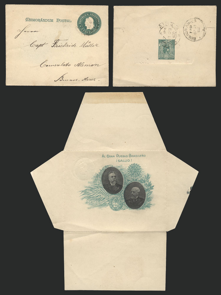 Lot 1085 - Argentina postal history - Guillermo Jalil - Philatino Auction # 2618 ARGENTINA: General auction with very low starts, including many rarities! Lot 1085 - Argentina postal history - Guillermo Jalil - Philatino Auction # 2618 ARGENTINA: General auction with very low starts, including many rarities!