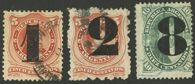 Lot 113 - Argentina general issues -  Guillermo Jalil - Philatino Auction # 2621 ARGENTINA: General auction with very low starts!