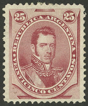 Lot 123 - Argentina general issues -  Guillermo Jalil - Philatino Auction # 2621 ARGENTINA: General auction with very low starts!