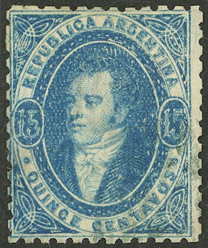 Lot 61 - Argentina rivadavias -  Guillermo Jalil - Philatino Auction # 2621 ARGENTINA: General auction with very low starts!