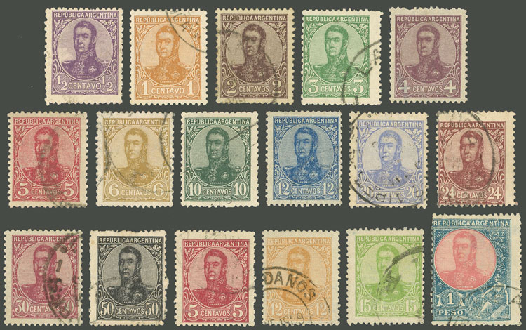 Lot 205 - Argentina general issues -  Guillermo Jalil - Philatino Auction # 2621 ARGENTINA: General auction with very low starts!
