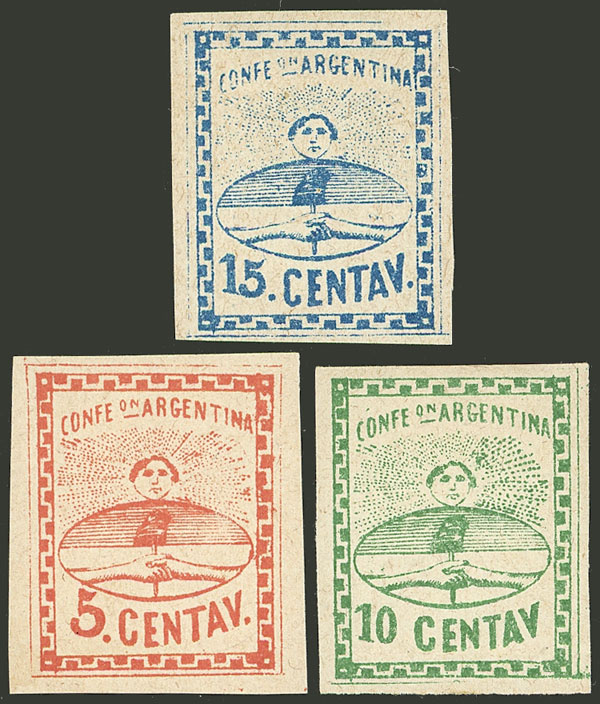Lot 29 - Argentina confederation -  Guillermo Jalil - Philatino Auction # 2621 ARGENTINA: General auction with very low starts!