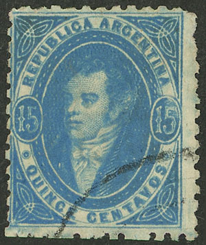 Lot 59 - Argentina rivadavias -  Guillermo Jalil - Philatino Auction # 2621 ARGENTINA: General auction with very low starts!