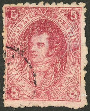Lot 71 - Argentina rivadavias -  Guillermo Jalil - Philatino Auction # 2621 ARGENTINA: General auction with very low starts!