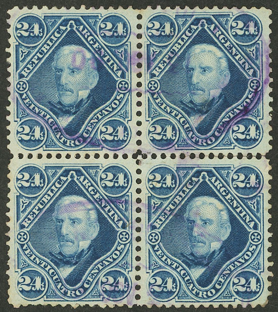 Lot 121 - Argentina general issues -  Guillermo Jalil - Philatino Auction # 2621 ARGENTINA: General auction with very low starts!