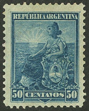 Lot 204 - Argentina general issues -  Guillermo Jalil - Philatino Auction # 2621 ARGENTINA: General auction with very low starts!
