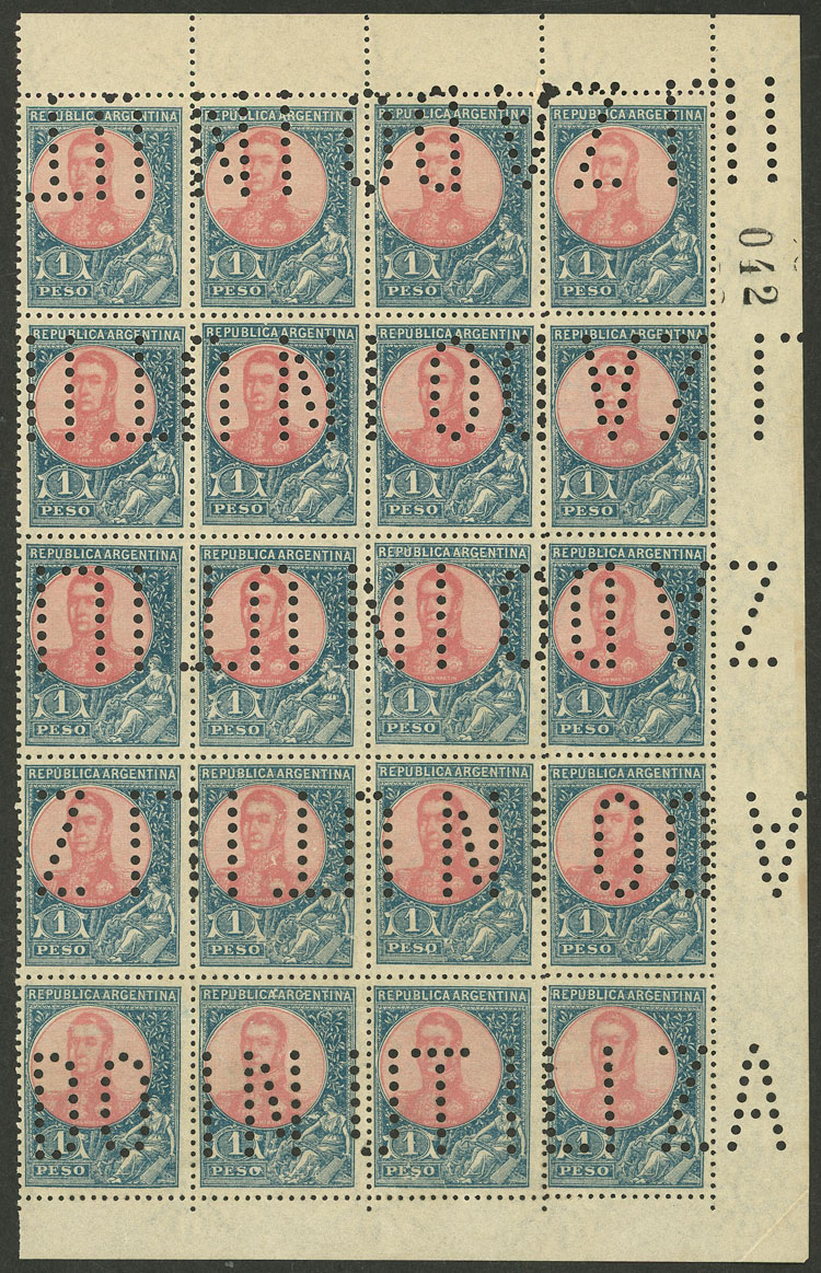 Lot 212 - Argentina general issues -  Guillermo Jalil - Philatino Auction # 2621 ARGENTINA: General auction with very low starts!