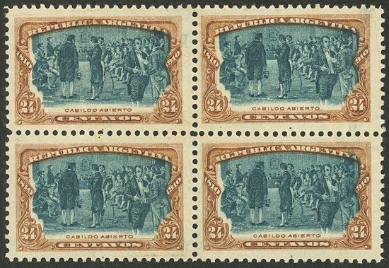 Lot 214 - Argentina general issues -  Guillermo Jalil - Philatino Auction # 2621 ARGENTINA: General auction with very low starts!